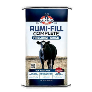 Kalmbach Feeds Rumi-Fill Complete. Blue 50-lb bag.