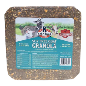 Kalmbach Soy-Free Goat Granola Block 20-lb block