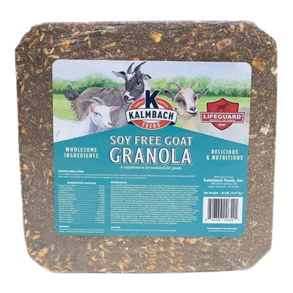 Kalmbach Soy-Free Goat Granola Block 20-lb block