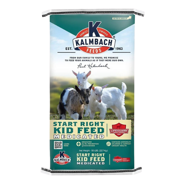 Kalmbach Start Right® Kid Feed (Medicated) 50-lb bag