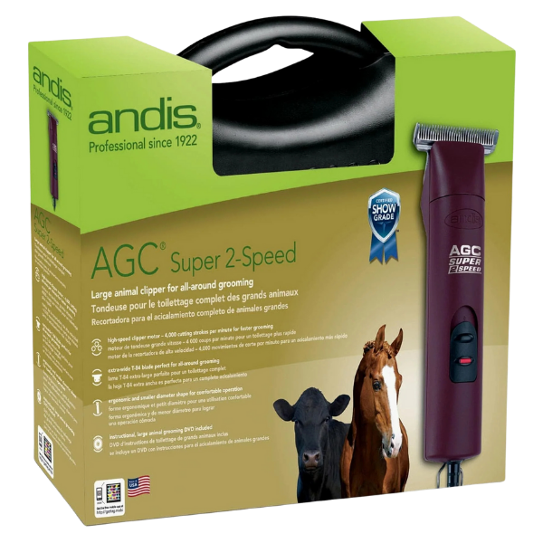 Andis AGC Super 2-Speed Clipper with T-84 Blade
