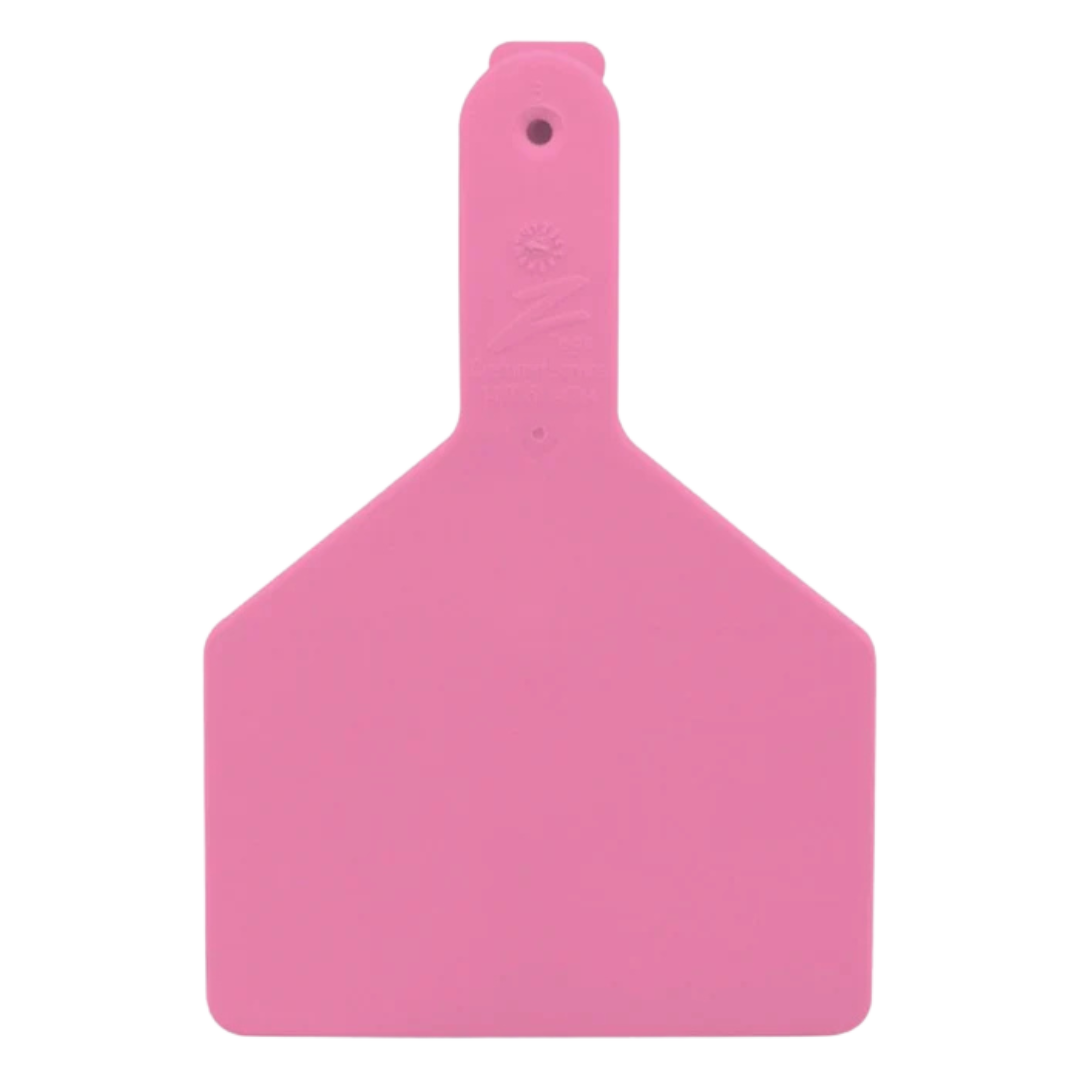 Datamars Z Tags 1-piece Pink Blank Cow Tag