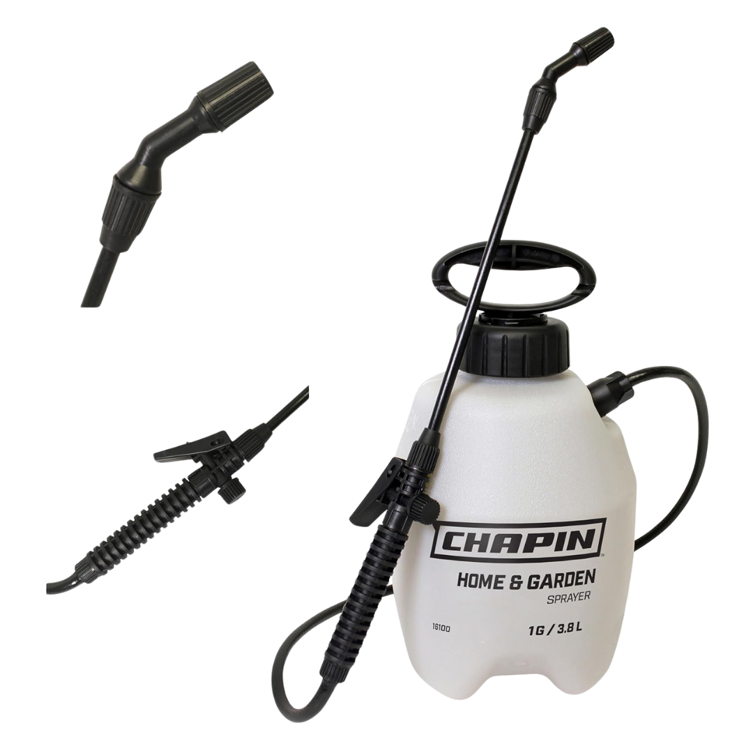 Chapin 16100 1-Gallon Made in USA Garden Pump Sprayer with Ergonomic Handle