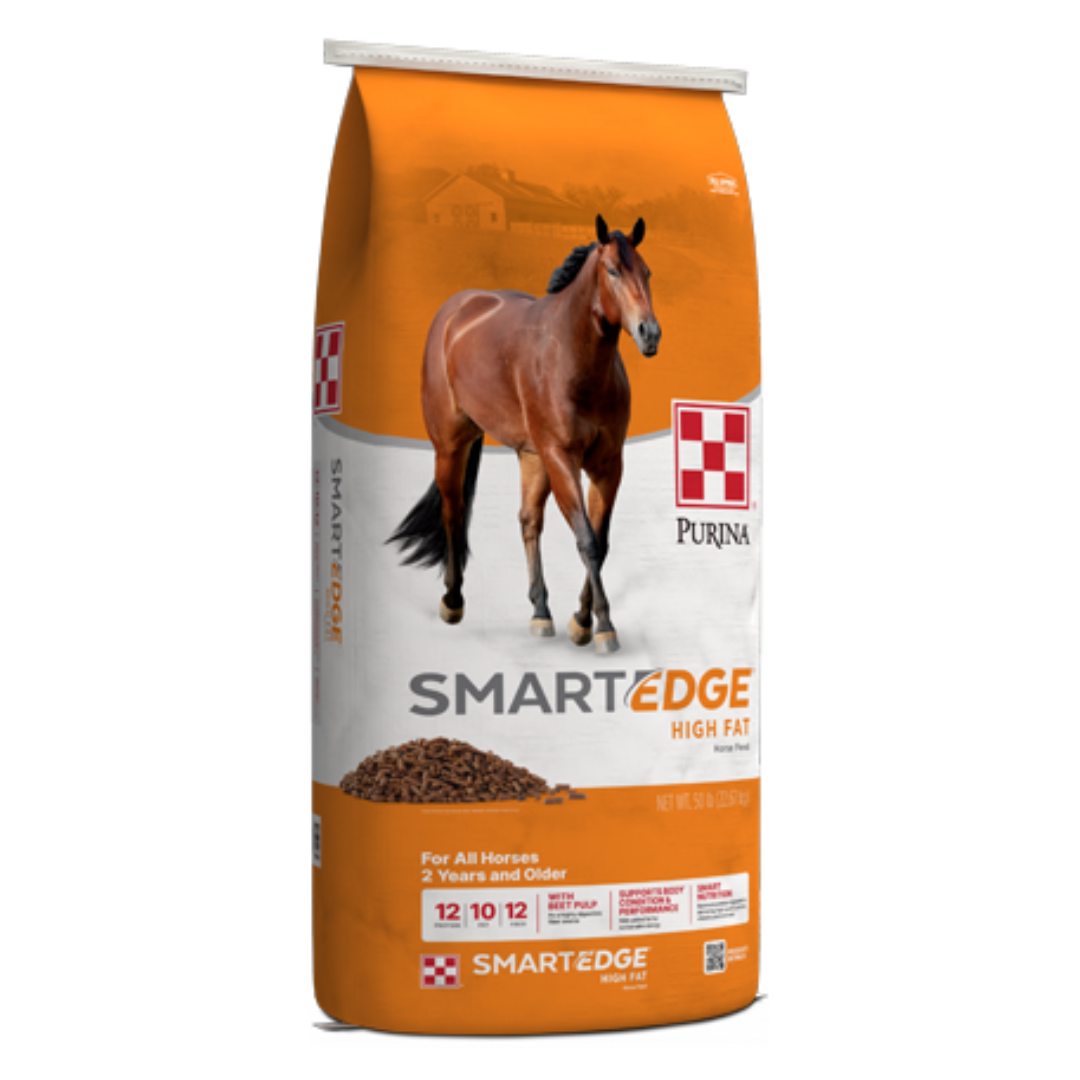Purina Smart Edge High Fat Horse Feed 50-lb bag
