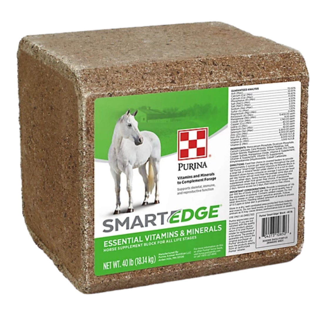 Purina Smart Edge Essential Vitamins & Minerals Horse Block