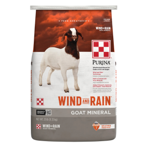 Purina® Wind and Rain® Goat Mineral 25-lb bag