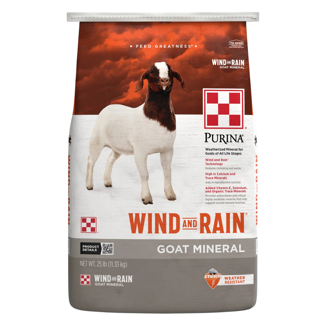 Purina® Wind and Rain® Goat Mineral 25-lb bag