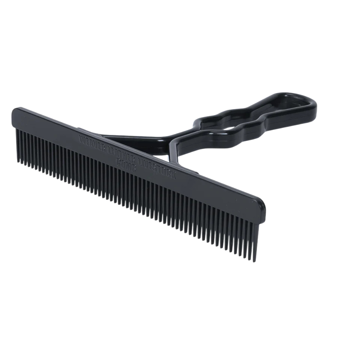 Weaver Exhibitor's Essentials Show Comb. Black plastic.