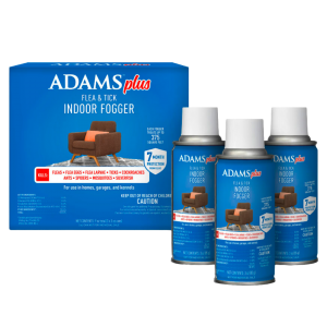 Adams Plus Flea & Tick Indoor Fogger, 3 pack.