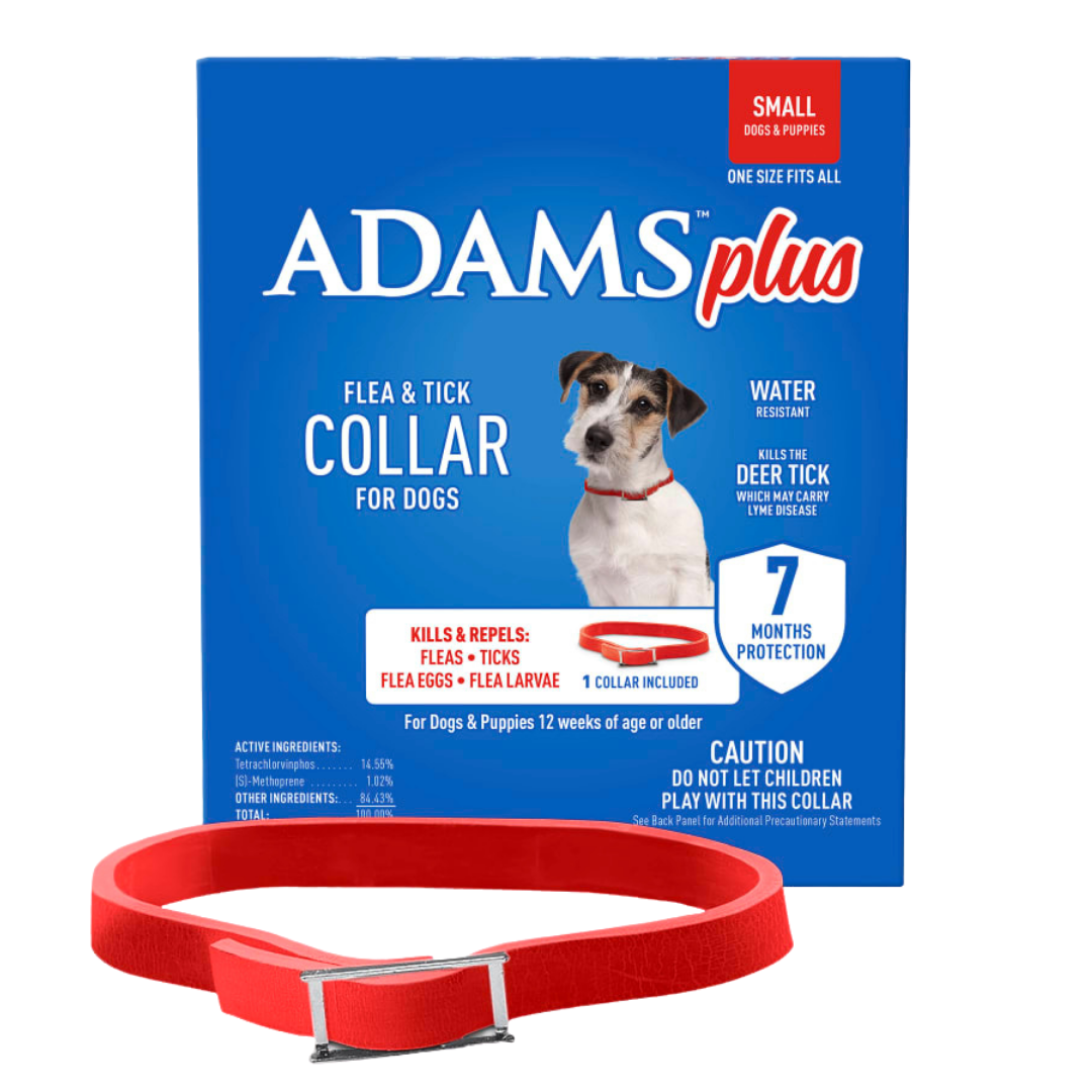 ADAMS Plus Flea & Tick Collar for Dogs - Small
