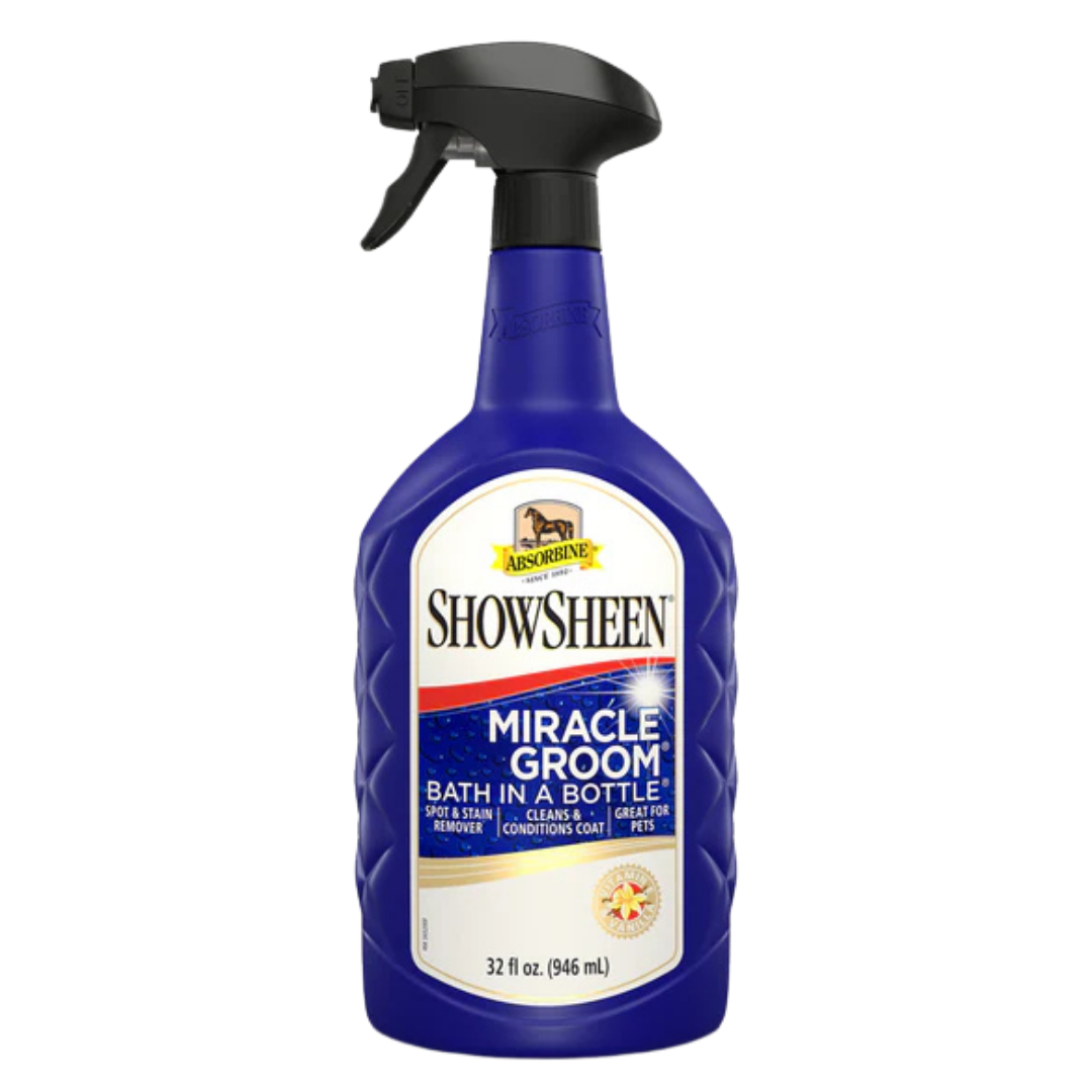 ShowSheen® Miracle Groom. blue 32 fl. oz. spray bottle