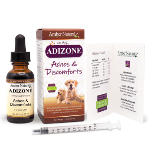 ADIZONE® For Dogs. Helps with Aches & Discomfort® Since 2007