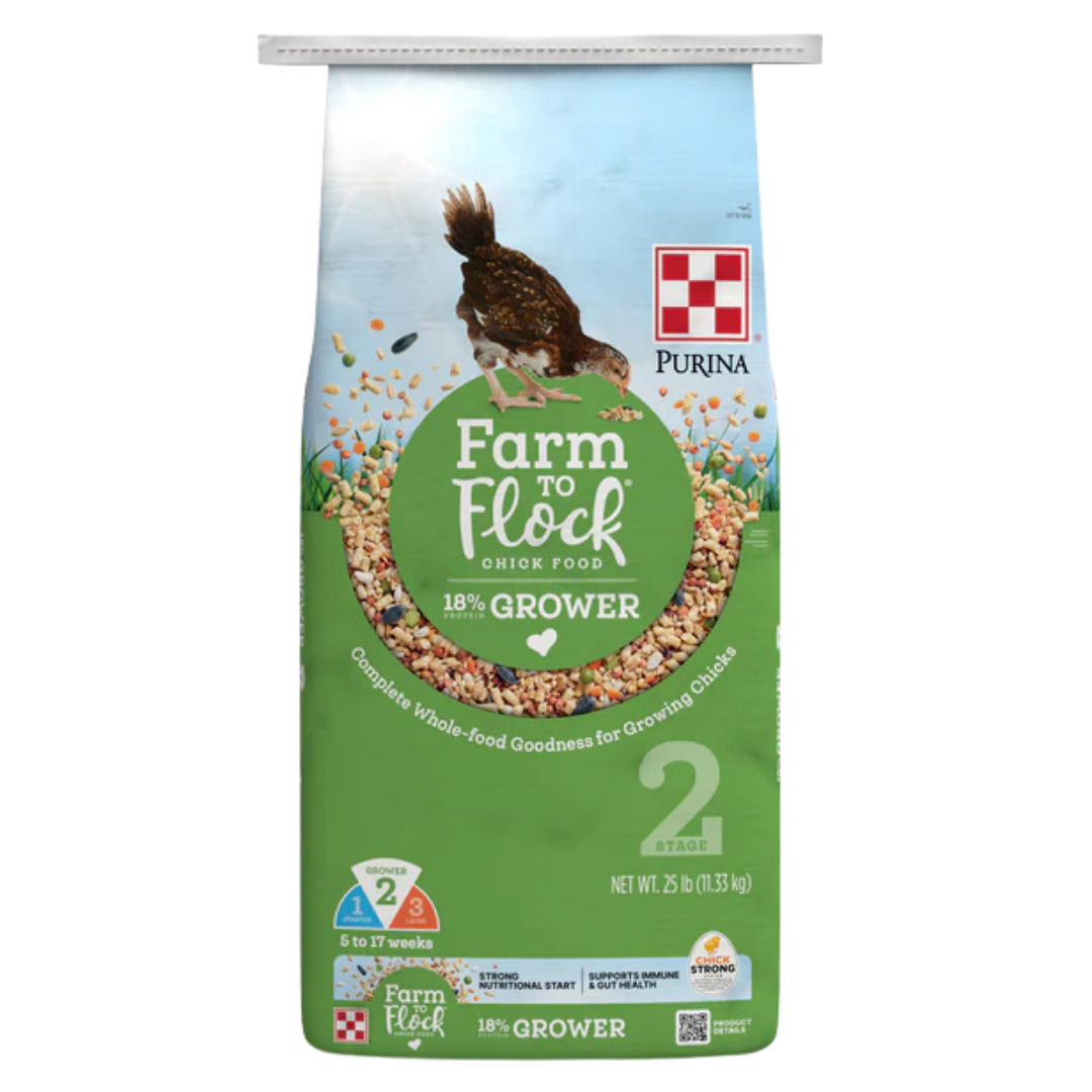 Purina® Farm to Flock™ 18% Grower Chick Food