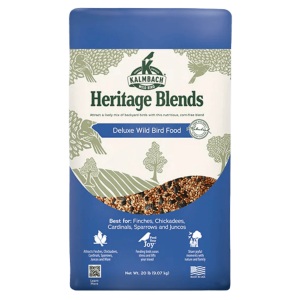 Heritage Blends Deluxe Wild Bird. Blue 20-lb bag.