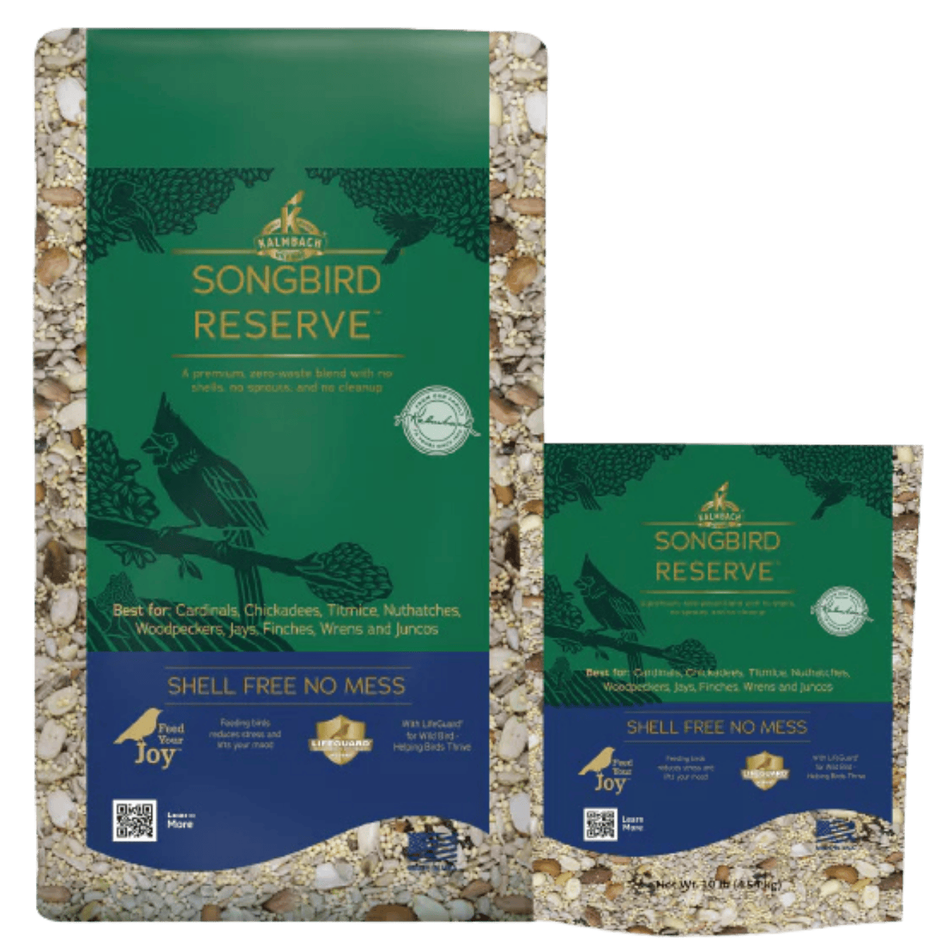 Kalmbach Songbird Reserve™ Shell Free No Mess