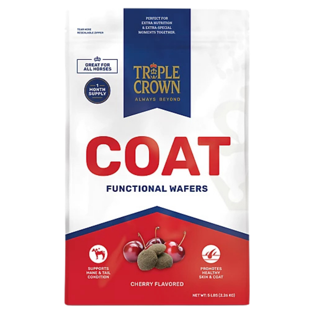 Triple Crown Horse Coat Functional Wafers 5-lb