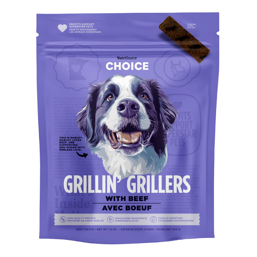 NutriSource Choice Beef Grillin' Grillers