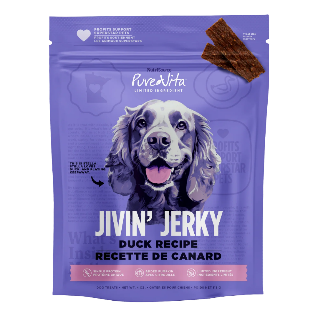 NutriSource PureVita Duck Jivin' Jerky