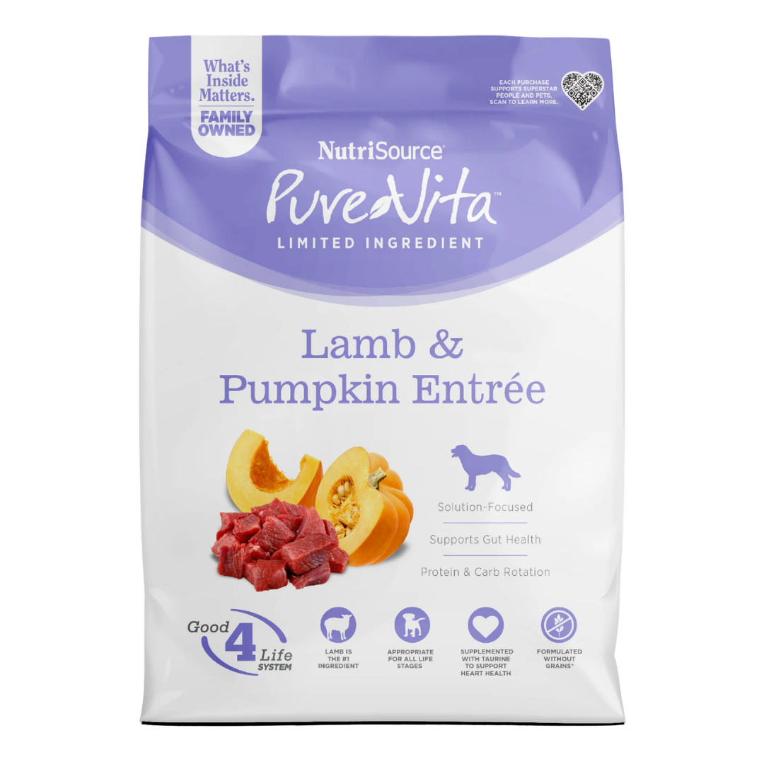 Nutrisource PureVita Lamb & Pumpkin Entrée