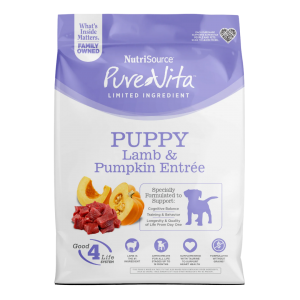Nutrisource PureVita Puppy Lamb & Pumpkin Entrée